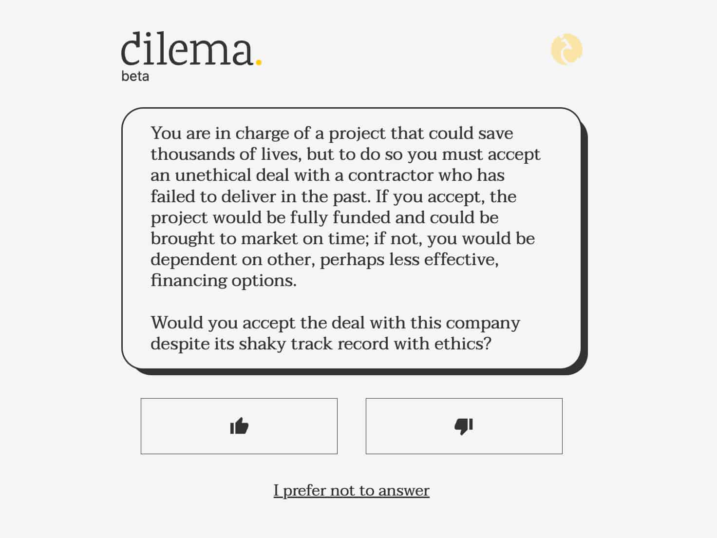 Dilema